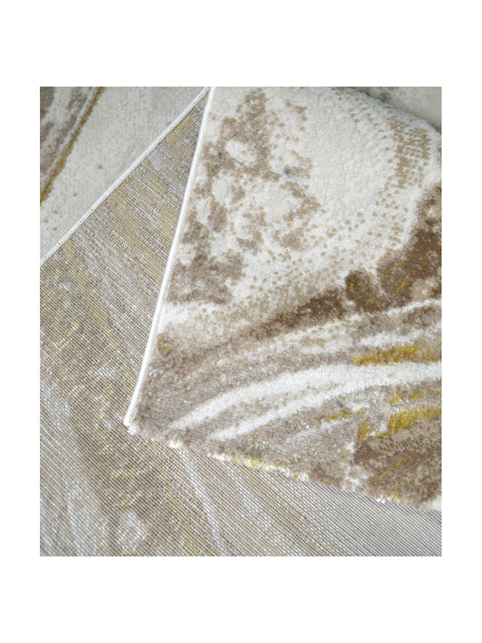 Saray Home Almira Modern Bedroom Rugs Set Beige HE783 CRGL 3pcs
