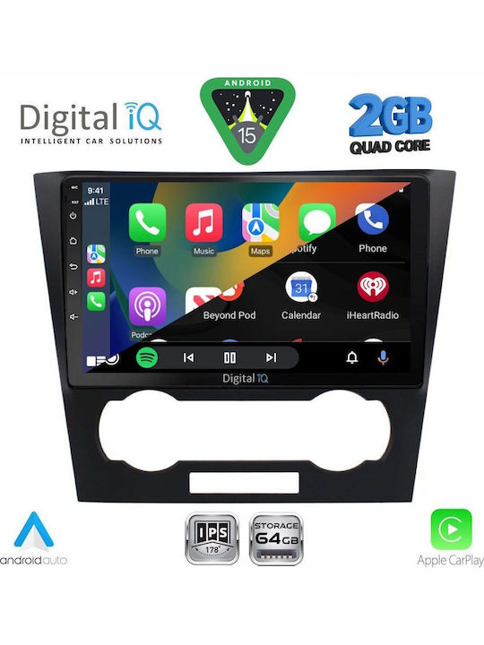 Digital IQ Car Audio System for Chevrolet Epica 2006-2011 (Bluetooth/USB/WiFi/GPS/Apple-Carplay/Android-Auto) with Touch Screen 9"