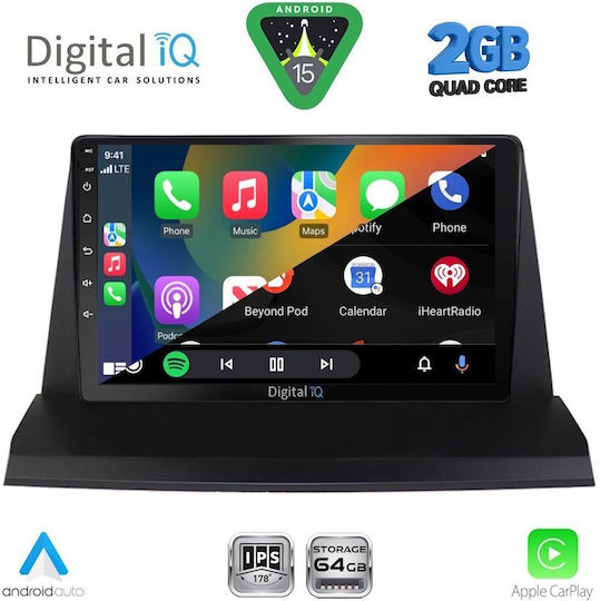 Digital IQ Ηχοσύστημα Αυτοκινήτου για Lexus NX 2014-2022 (Bluetooth/USB/WiFi/GPS/Apple-Carplay/Android-Auto) με Οθόνη Αφής 9"