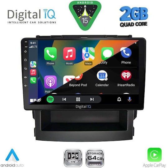 Digital IQ Car Audio System for Subaru Forester / Impreza 2019 (Bluetooth/USB/WiFi/GPS/Apple-Carplay/Android-Auto) with Touch Screen 9"