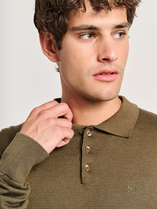 Polo Long Sleeve Blouse Olive 64-210.054.N0005
