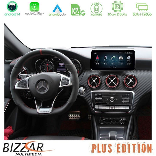 Bizzar Ηχοσύστημα Αυτοκινήτου για Mercedes-Benz CLS Class 2010-2017 (Bluetooth/USB/AUX/WiFi/GPS/Apple-Carplay/Android-Auto/CD) με Οθόνη Αφής 10.25"