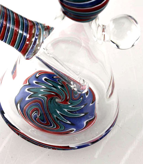 Mini Bong Slit Diffuser Blue