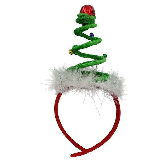 Weihnachts-Stirnband Dekoriertes Baum 2 Farben 1 Stück