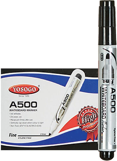 Justnote Μαρκαδόροι Πίνακα Μπλε 2.5mm Σετ 12τμχ