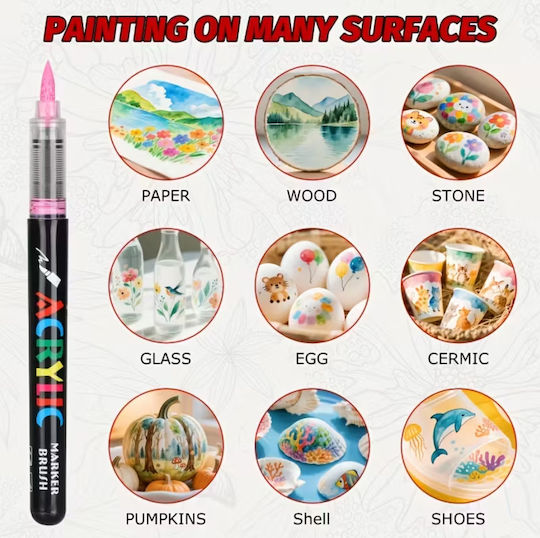 Acrylic Markers 36pcs