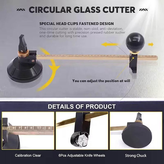 Glass Cutter Compass