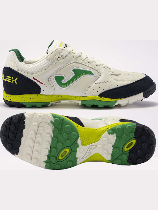Joma Top Flex Football Shoes with Molded Cleats White