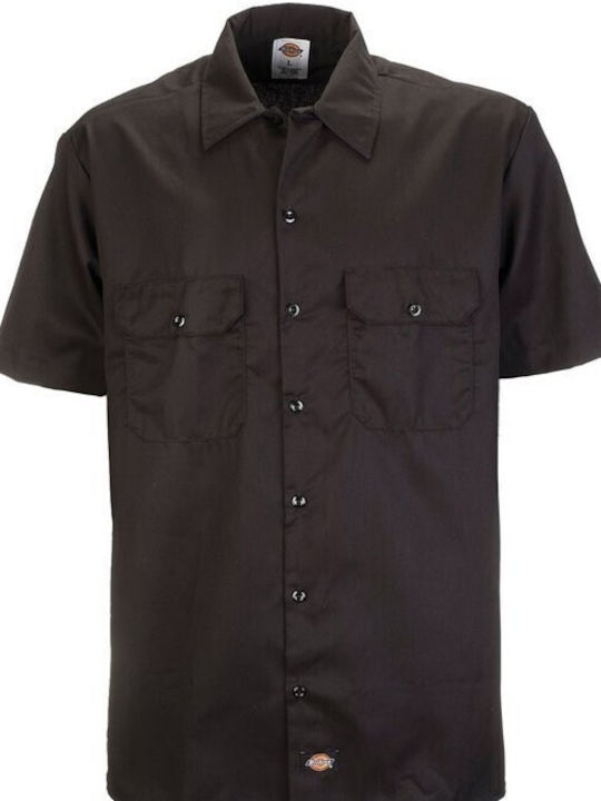 Work Shirt Къс ръкав Риза Черно
