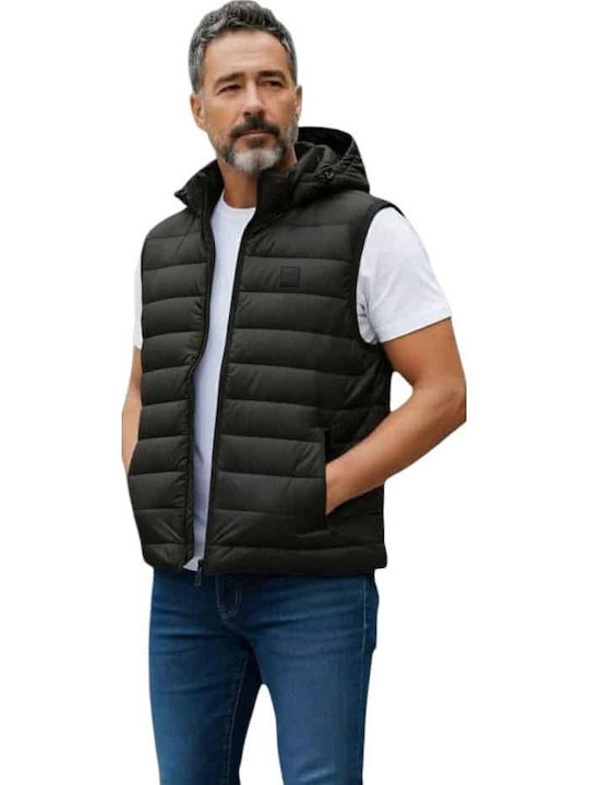 Sleeveless Jacket Puffer Black