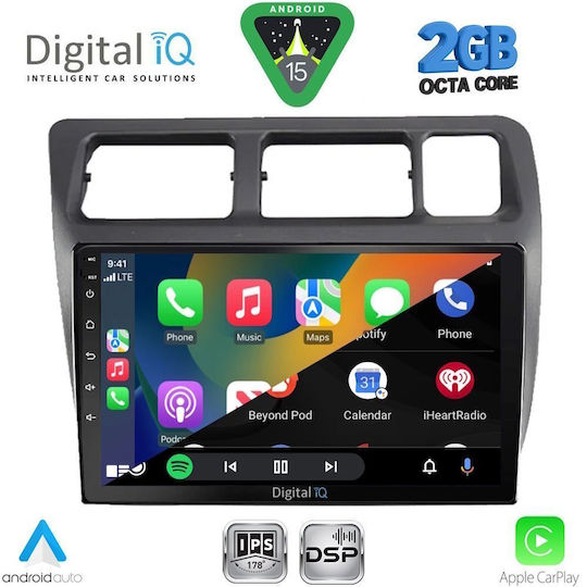 Digital IQ Car Audio System for Toyota Corolla 1992-1997 (Bluetooth/USB/WiFi/GPS/Apple-Carplay/Android-Auto) with Touch Screen 9"