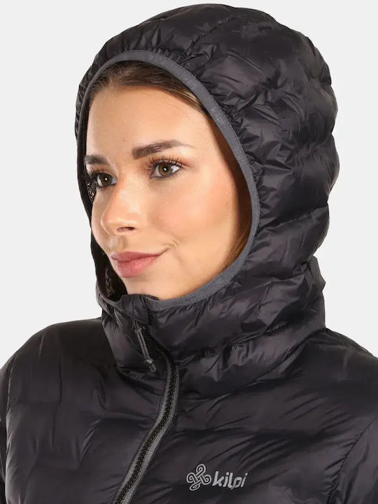 Women's for Hiking Lifestyle Jacket Waterproof for Winter with Hood Black