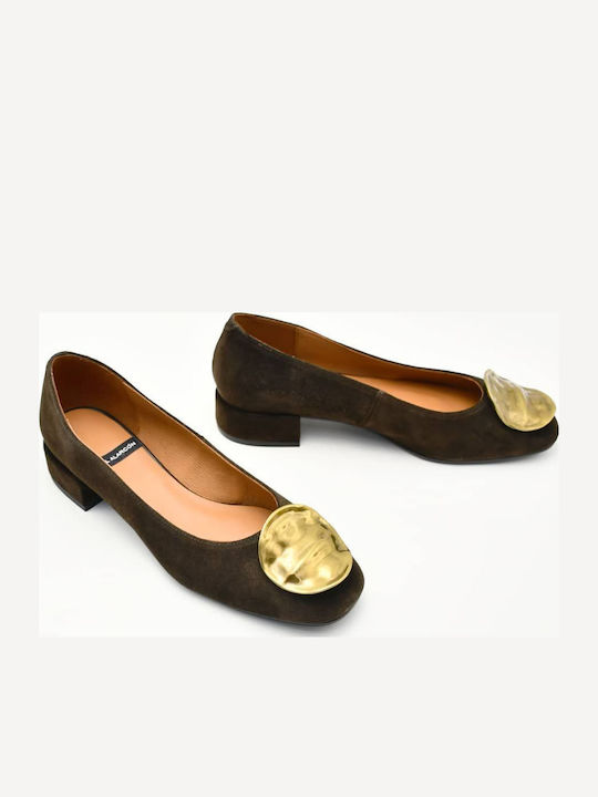 Leather Brown Heels