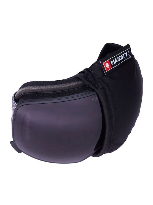 Majesty Force Ski & Snowboard Goggles Kids Black with Lens in Black Color