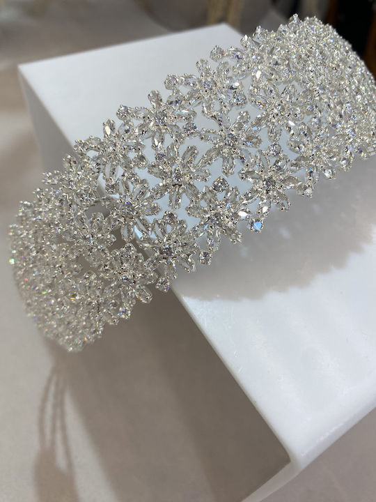 joli Joli Absolutely Impressive Headpiece Decorated with Sparkling Zircons of Top Shine