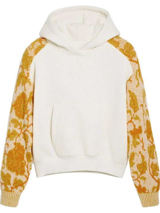Mani Women's Sweatshirt Jacket White