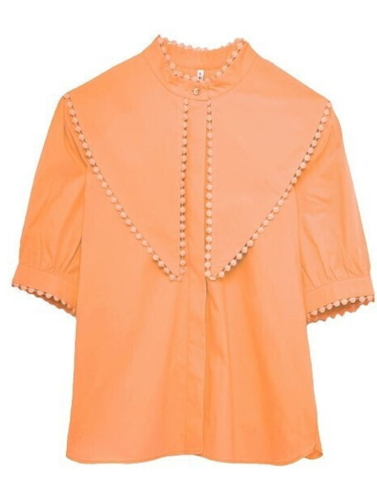 Women's Long Sleeve Shirt Orange