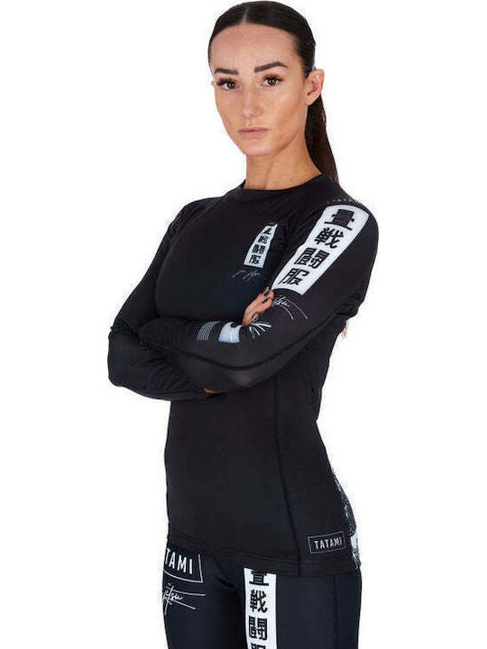 Tatami Fightwear Long Sleeve Shirt for Jiu-Jitsu Black