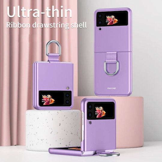 Handyhülle Gkk Ringhalter Samsung Galaxy Z Flip3 5G Lila
