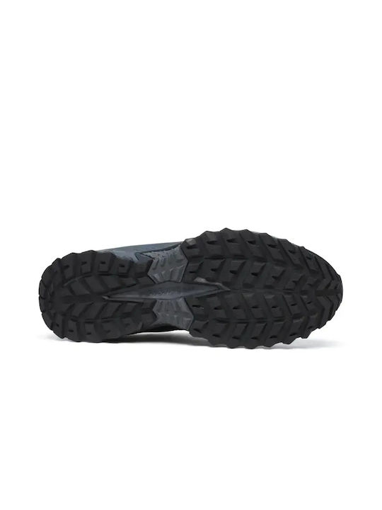 Grid Herren Sportschuhe Trail Running Wasserdicht mit Gore-Tex-Membran Schwarz