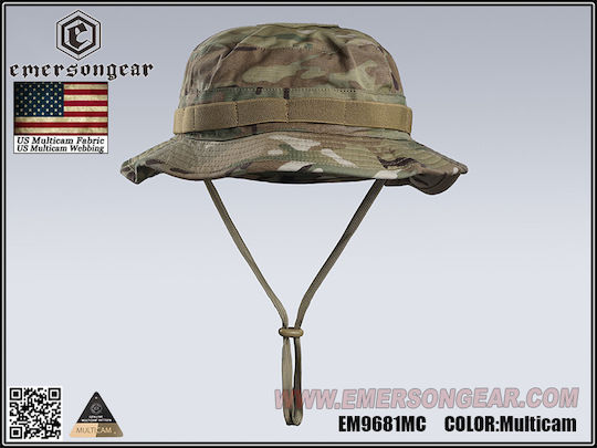 Șapcă Operațională Aerisită Reglabilă Cu Bor Scurt Emersongear Originală Multicam Militară SUA Nyco 50/50