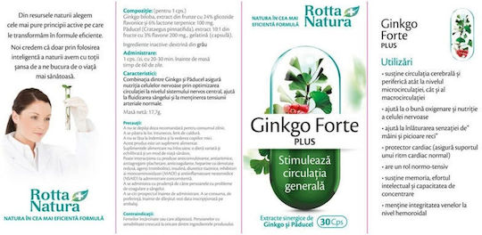 Gingko Forte Plus Rotta Natura 30 Capsule