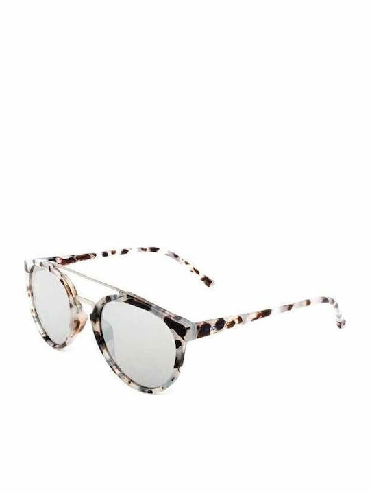 LondonBe Unisex Sonnenbrille mit Braun Schildkröte Kunststoff Gestell und Gray Linse LB79928511121M