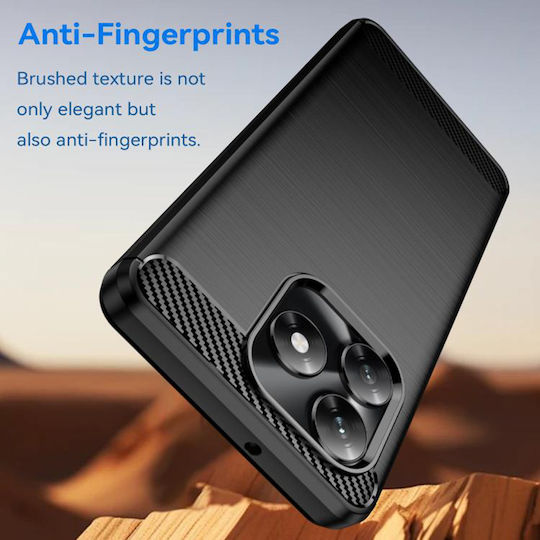 Techsuit Carbon Bumper Silicone / Plastic Black (Honor X5C Plus)