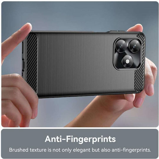 Techsuit Carbon Bumper Silicone / Plastic Black (Honor X5C Plus)