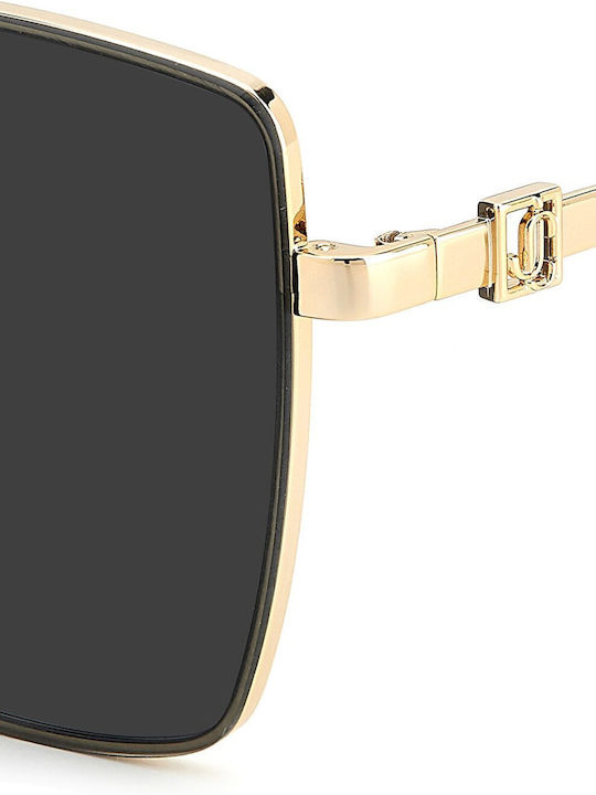 Jimmy Choo Γυναικεία Γυαλιά Ηλίου με Χρυσό Μεταλλικό Σκελετό και Γκρι Φακό VELLA-S-2M2