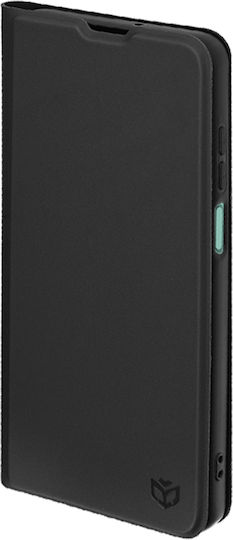 Techsuit Magskin Book Silicone / Synthetic Leather Black (Honor X5C Plus)