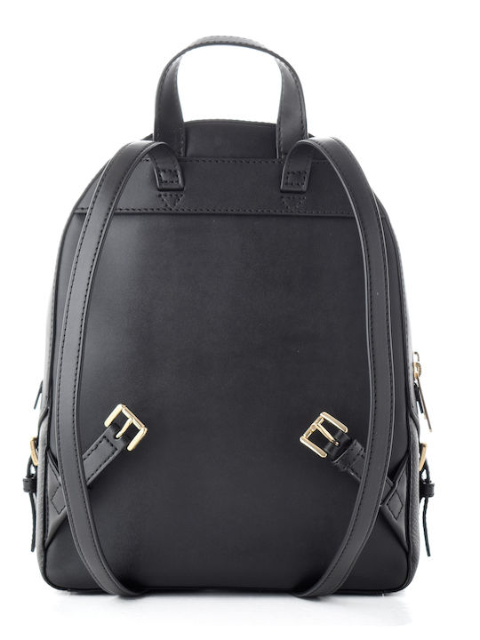 Leather Women's Bag Backpack Black