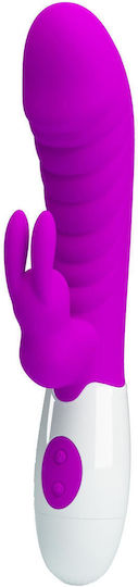 Δονητής Rabbit 21cm Μωβ