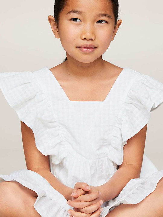 Children's Dress Sleeveless White
