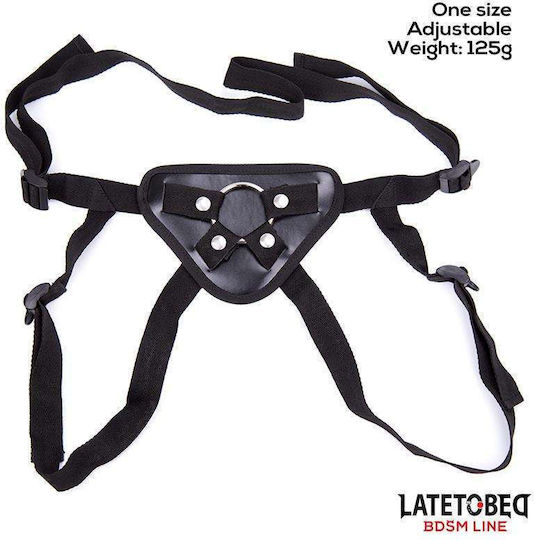 Adjustable Strap On Metal Ring
