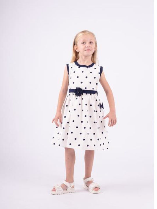 Kinderkleid Ärmellos Blue