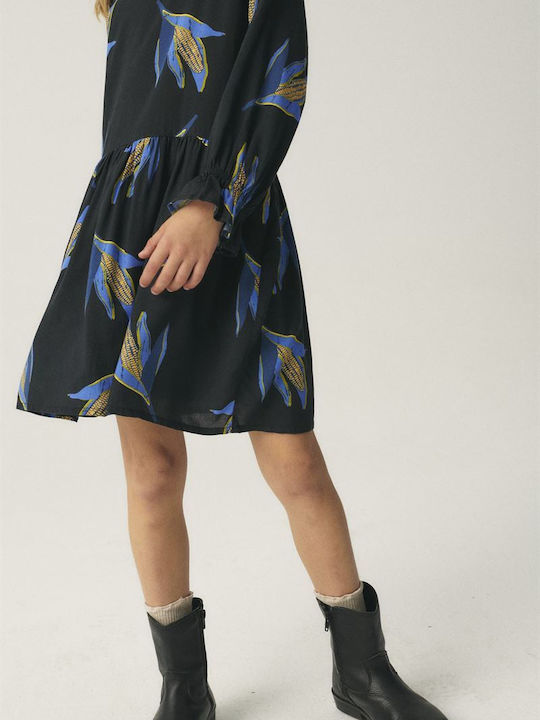 Children's Dress Long Sleeve Black