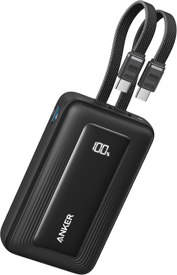 Anker Zolo Power Bank 10000mAh 30W с USB-C порт Черен