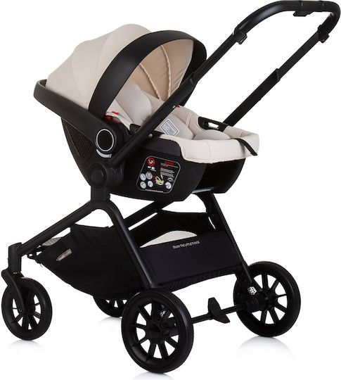 Chipolino Magnum Verstellbar 3 in 1 Baby Kinderwagen Geeignet für Neugeborene Biscotta