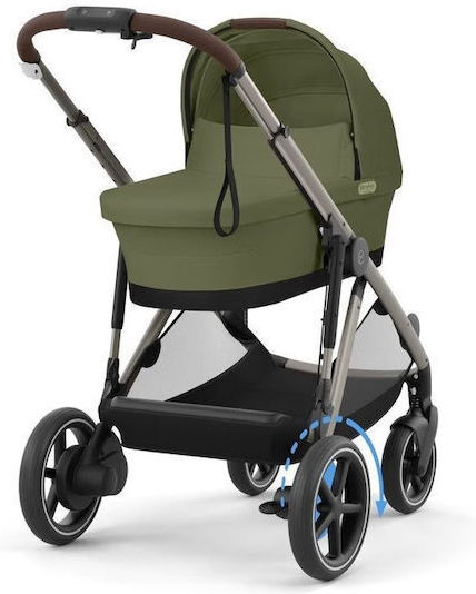 Cybex Gazelle S Baby Stroller Suitable for Newborn Moss Green 12.6kg