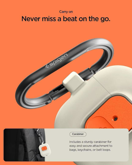Spigen Nano Pop Θήκη Πλαστική / Σιλικόνης σε Πορτοκαλί χρώμα για Apple AirPods Pro 3