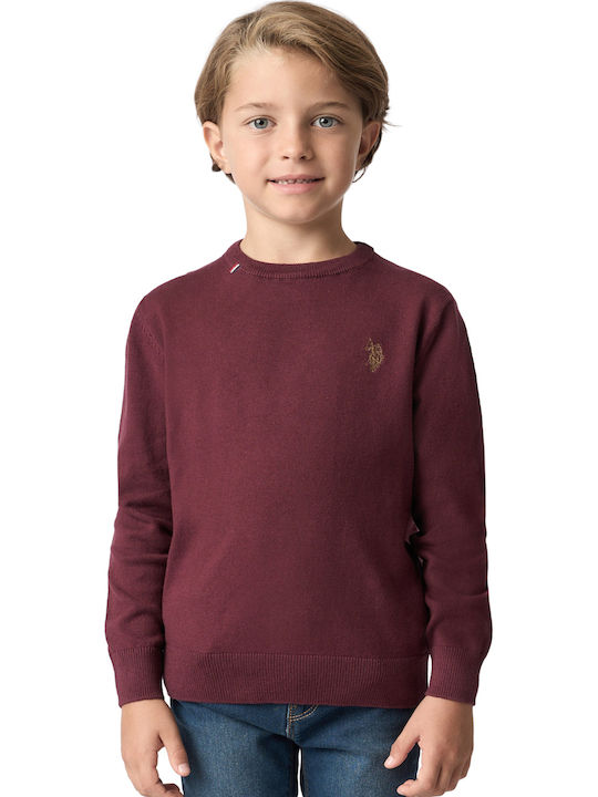 Pulover pentru copii Cu mânecă lungă Burgundy