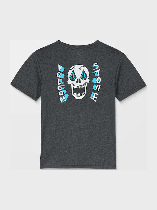 Παιδικό T-shirt Μαύρο Skeltone K