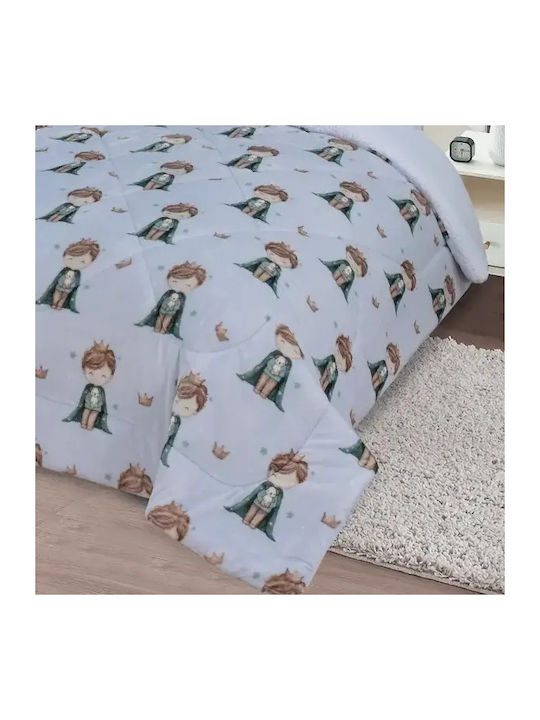 Borea Blanket Cot Petrol Blue 100x140cm