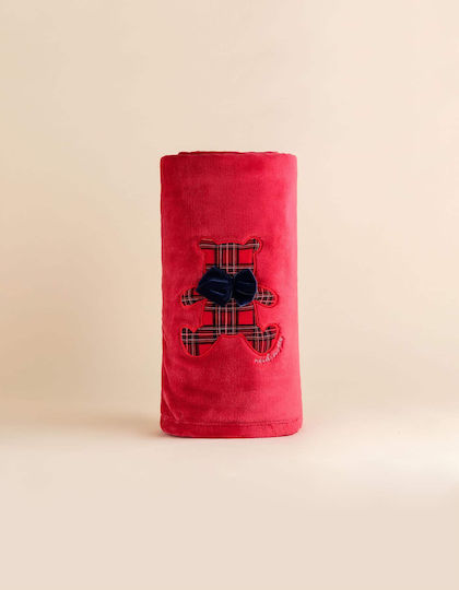 Noidinotte Baby Blanket Cot Scottish Bear 130x160cm