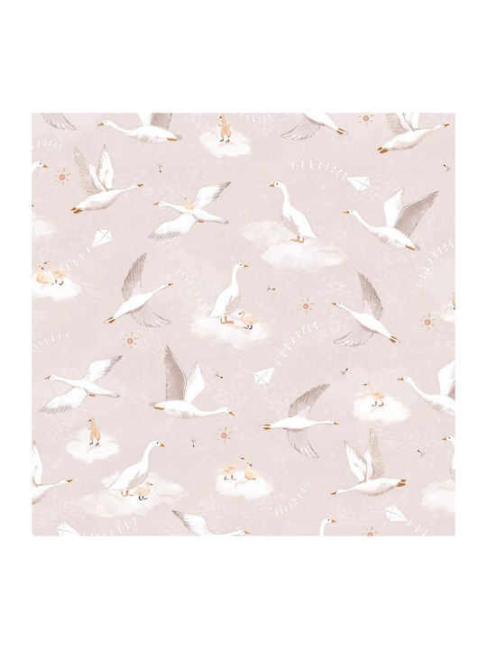 Amy Decke Wickeltücher für Kinderzimmer Bamboo Beige 70x65cm
