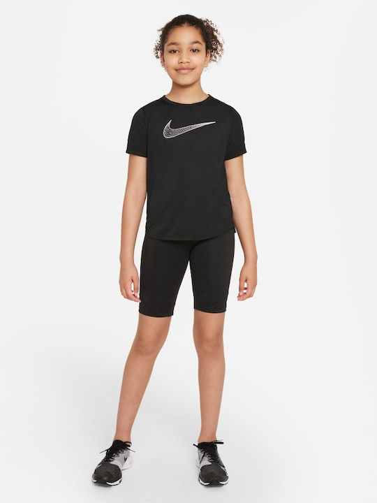 Детска тениска Dri-Fit Черен