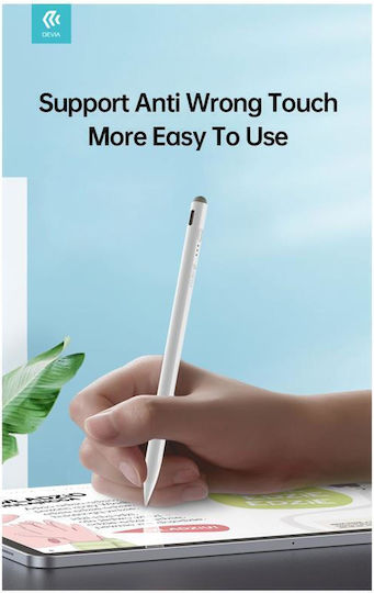 Devia Digital Touch Pen für iPad 2018 oder später in Weiß Farbe 317390