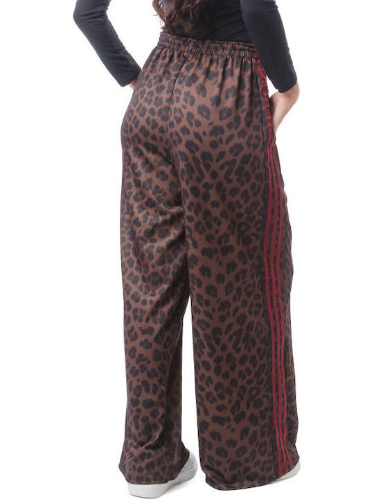 Wide Pantaloons Animal Print Stripes