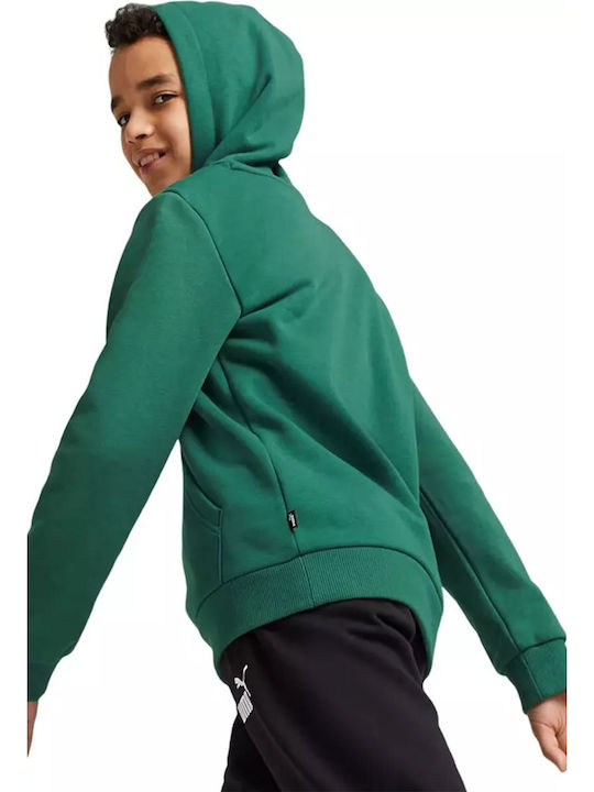 Kinder-Sweatshirt mit Kapuze Grün ESS 2